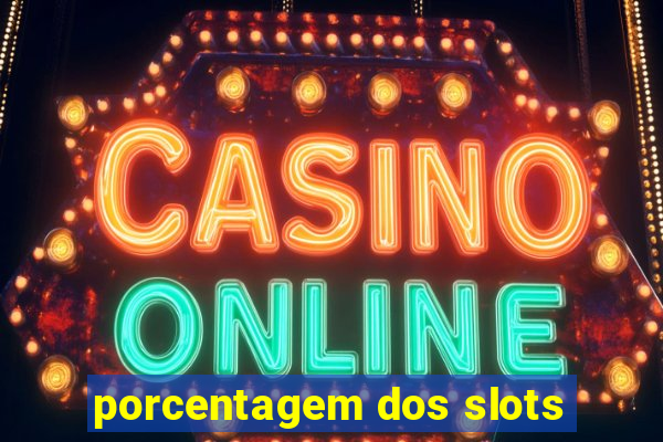 porcentagem dos slots